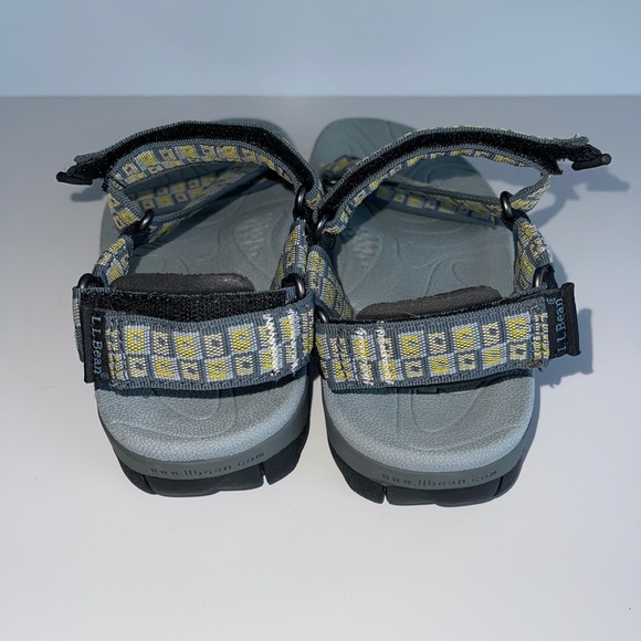 L.L.Bean NWOT‎ Katahdin Sport Sandal Gray/Gold Sz- 7 - Picture 3 of 11